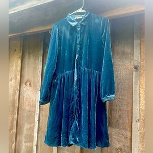 Anthropologie Moulinette Soleurs Velvet Dress